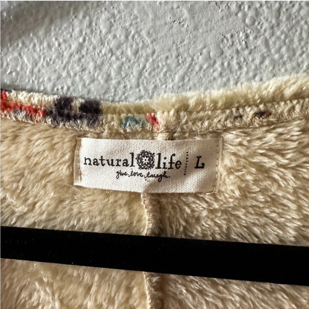 Natural Life Dog Pajamas One Piece Fuzzy Women's LARGE